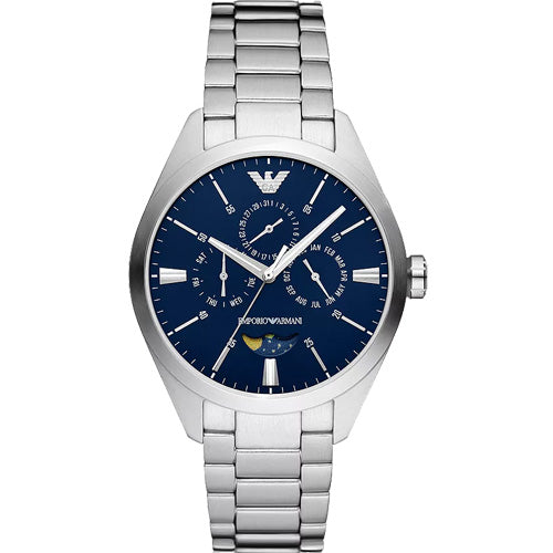 Emporio Armani Claudio Blue Dial Men 43mm