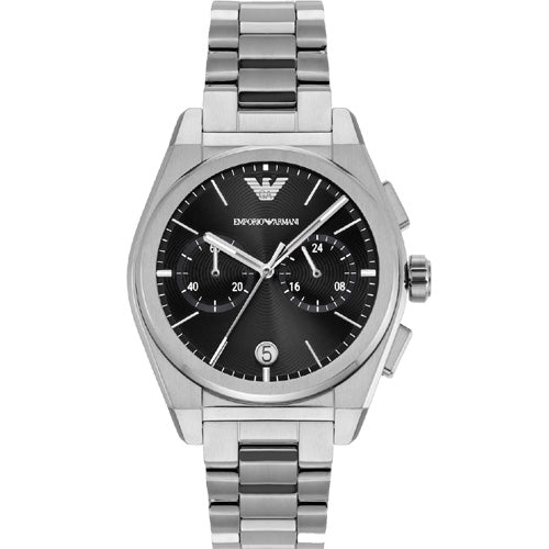 Emporio Armani Federica Black Dial Men 43mm