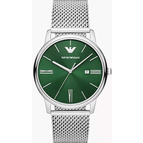 Emporio Armani Minimalist Green Dial Men 42mm