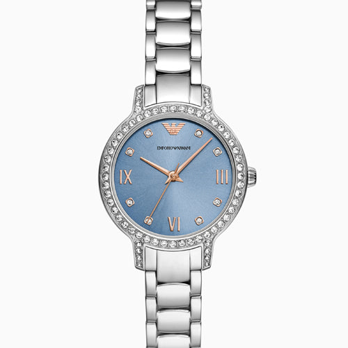 Emporio Armani Cleo Blue Dial Women 32mm AR11585