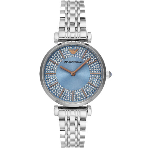 Emporio Armani Gianni T-Bar Blue Dial Women 32mm