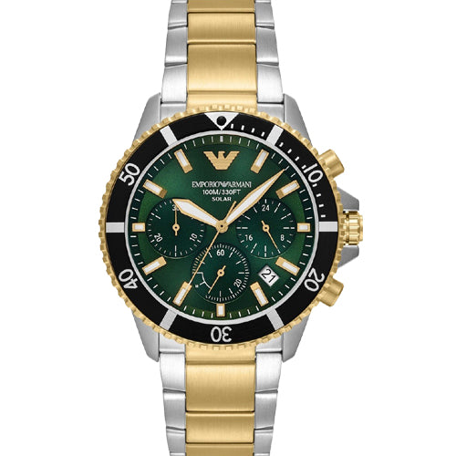 Emporio Armani World Explorer Green Dial Men 43mm AR11695