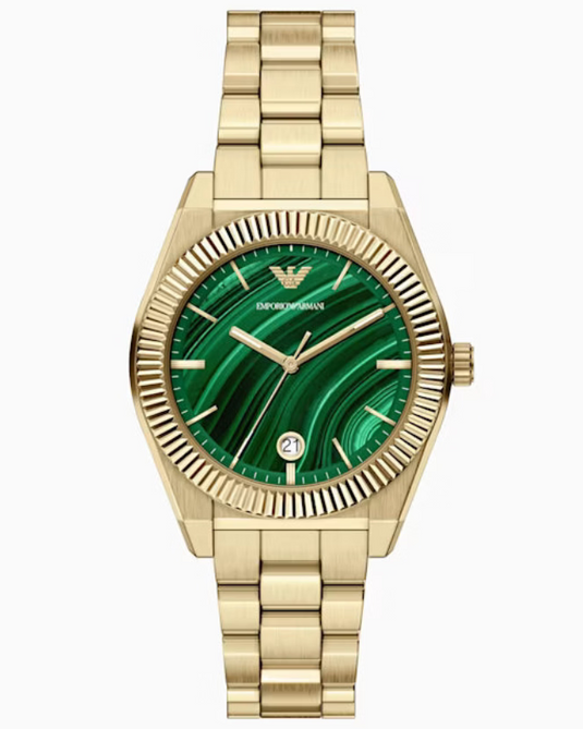 Emporio Armani Federico Green Dial Women 37mm AR11759