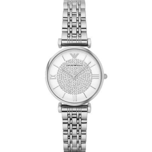 Emporio Armani Gianni T-Bar White Dial Women 32mm