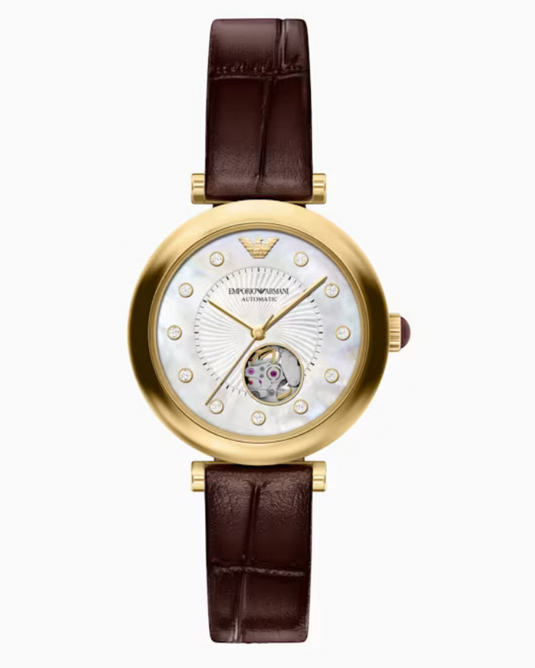 Emporio Armani Archelia White Mother-Of-Pearl Dial Women 34mm AR60097