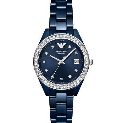 Emporio Armani Leo Blue Dial Women 36mm