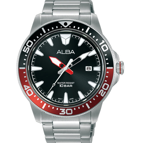 Alba Active Black Dial Men 44mm AS9T99X1