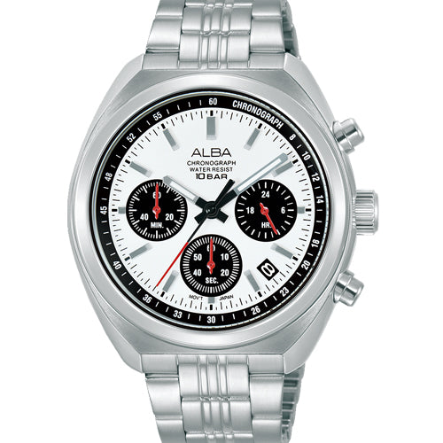 Alba Active White Dial Men 40.95mm AT3K11X1