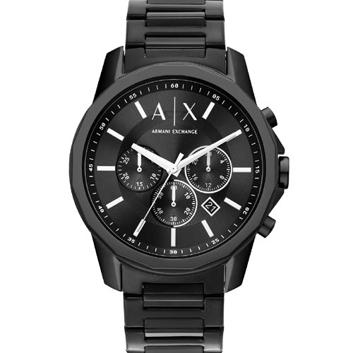 Armani Exchange Chronograph Black Dial Men 44mm