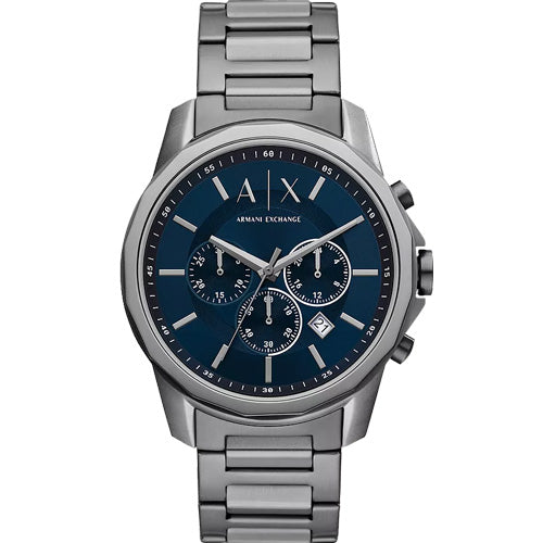 Armani Exchange Chronograph Blue Dial Men 44mm