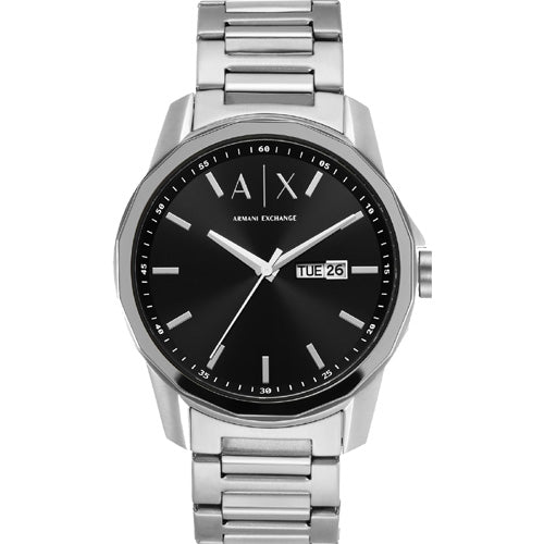 Armani Exchange Banks Black Dial Men 44mm