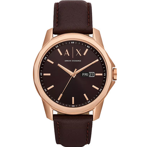Armani Exchange Banks Brown Dial Men 44mm