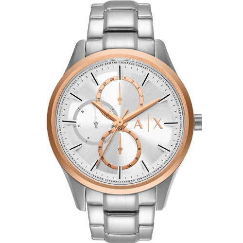 Armani Exchange Chronograph Silver Dial Men 42mm