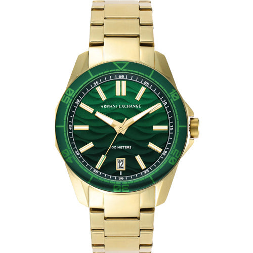 Armani Exchange Spencer Green Dial Men 44mm