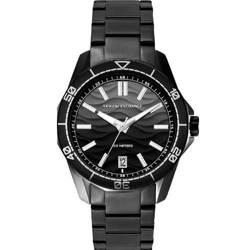 Armani Exchange Spencer Black & White Dial Men 44mm