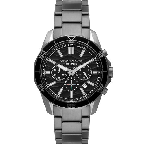 Armani Exchange Spencer Black Dial Men 44mm