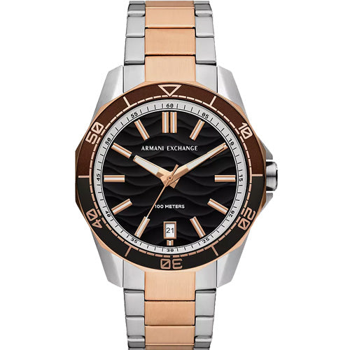 Armani Exchange Spencer Black Dial Men 44mm