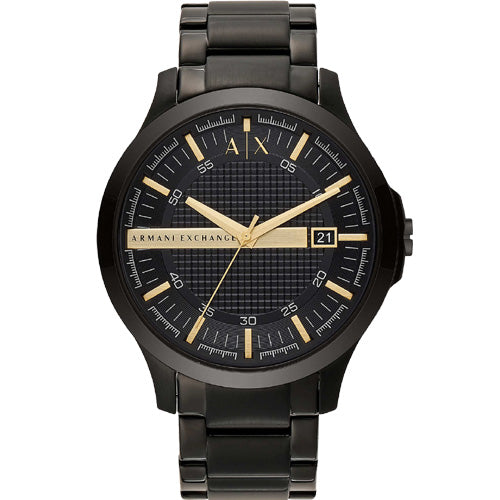 Armani Exchange Hampton Black Dial Men 46mm