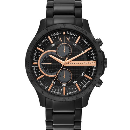 Armani Exchange Hampton Black Dial Men 46mm