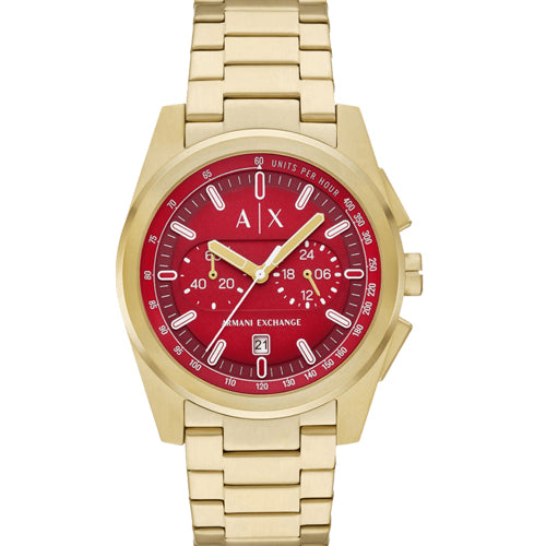 Armani Exchange Parker Red Dial Men 42mm AX2863