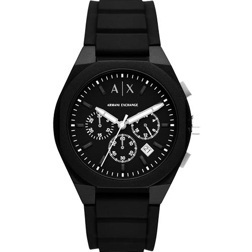 Armani Exchange Rafael Black Dial Men 44mm
