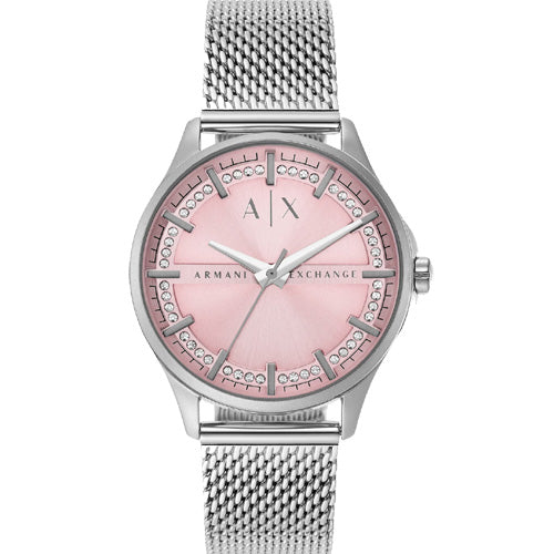 Armani Exchange Hampton Pink Dial Women 36mm