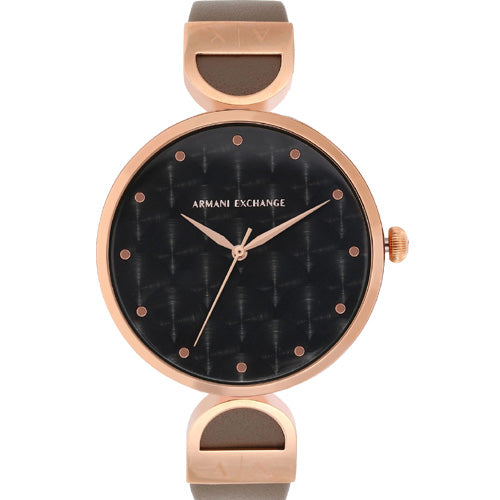 Armani Exchange Brooke Black Dial Women 38mm