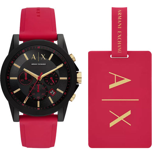 Armani Exchange Outerbanks Black Dial Men 44mm