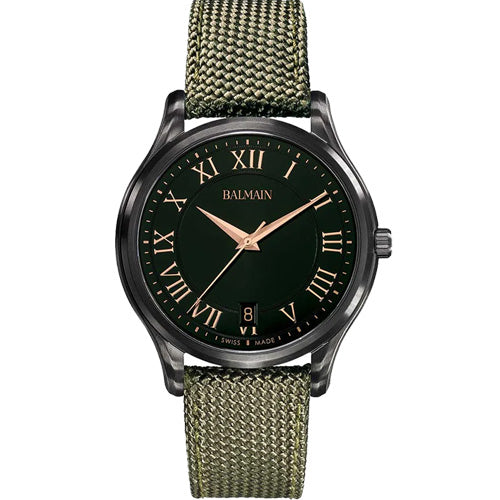 Balmain Beleganza Gent II Green Dial Men 40mm