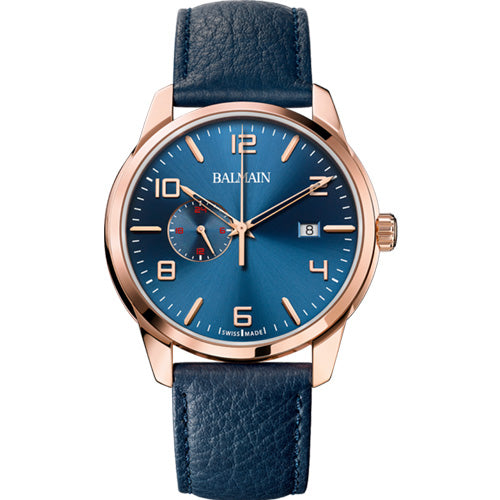 Balmain Madrigal Gmt 24H Blue Dial Men 42mm
