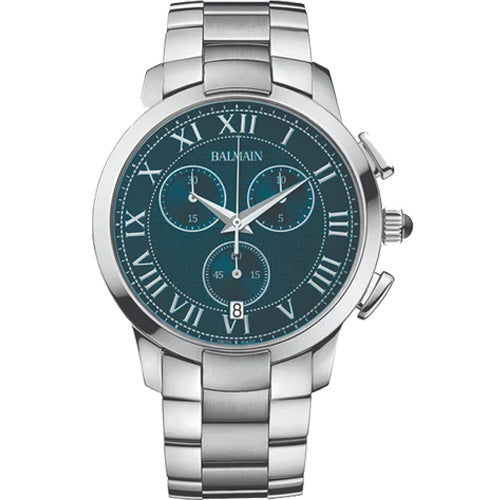 Balmain Iconic Chrono Gent Blue Dial Men 43mm