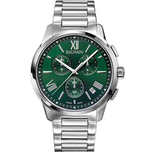 Balmain Madrigal Chrono Gent Green Dial Men 42mm