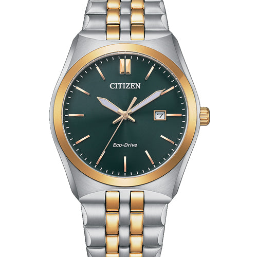 Citizen Eco-Drive Corso Green Dial Men 38mm BM7339-89X