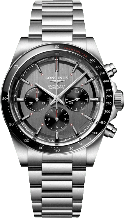 Longines Conquest Grey Dial Men 42mm L38364529
