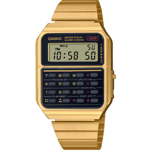 Casio Vintage Yellow Dial Unisex 43.2mm C011