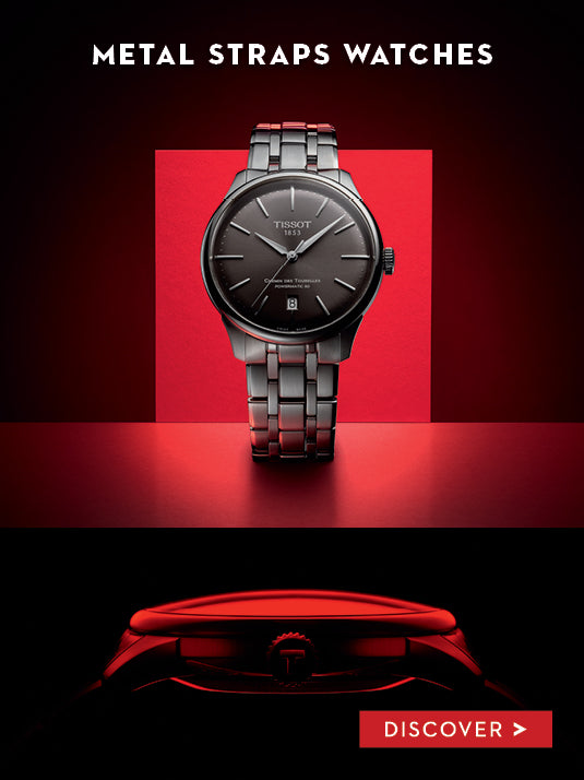 Tissot metal strap watches