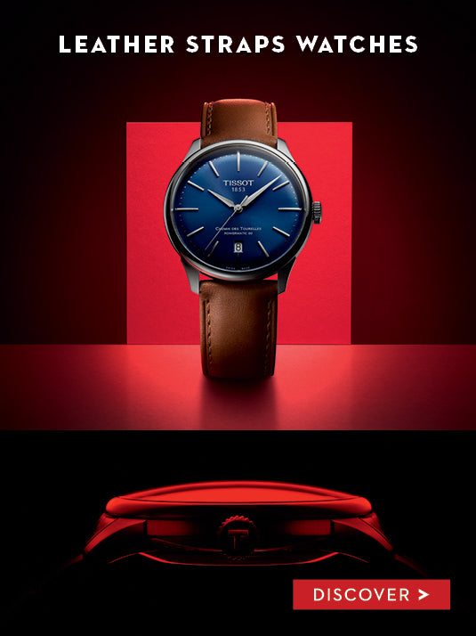 Tissot leather strap watches