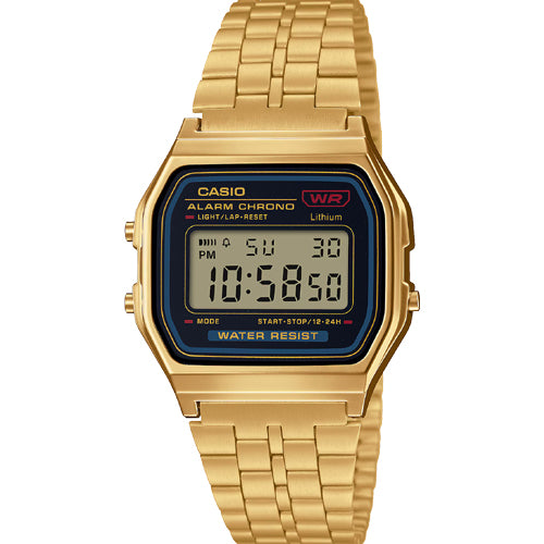 Casio Vintage Black Dial Unisex 33.2mm D162