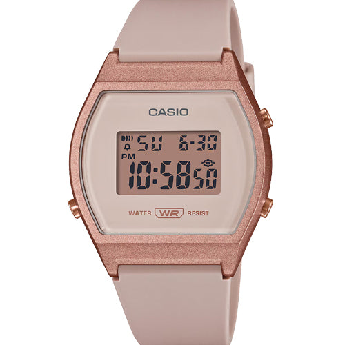 Casio Vintage Pink Dial Unisex 35mm D213 LW-204-4A