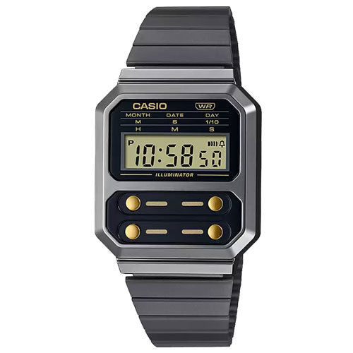Casio Vintage Black Dial Unisex 32.7mm