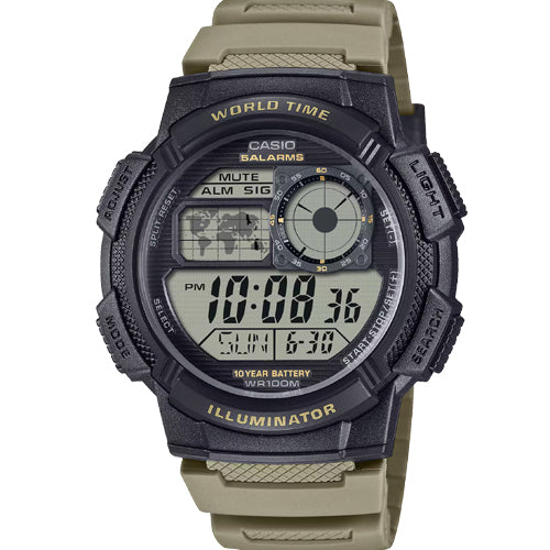 Casio Youth Black Dial Unisex 45mm D392