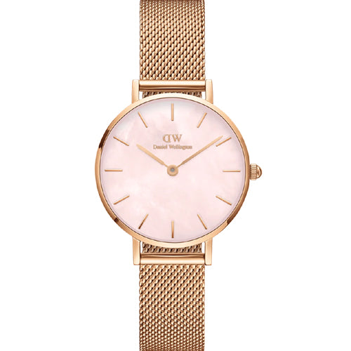Daniel Wellington Petite Melrose Pearl Pink Mother-Of-Pearl Dial Women 28mm DW00100513