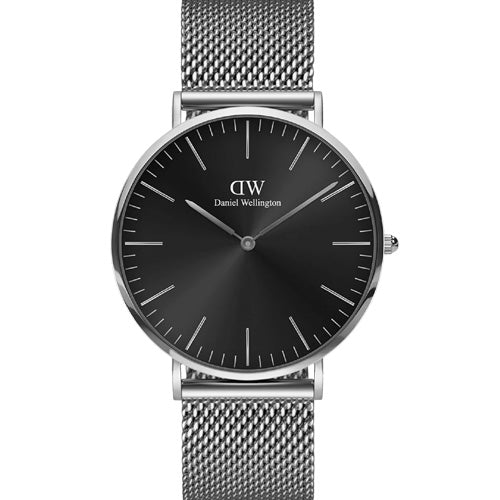 Daniel Wellington Classic Mesh Onyx Black Dial Men 40mm DW00100629