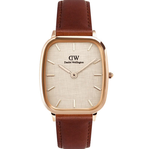 Daniel Wellington Marlon St Mawes Linen Rose Gold Linen Dial Men 36.3mm DW00100816