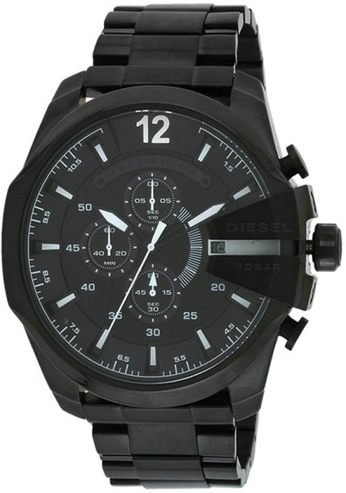 Diesel Mega Chief Black Dial Men 59mm