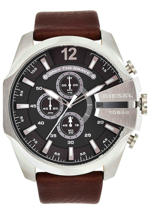 Diesel Mega Chief Grey Dial Men 59mm