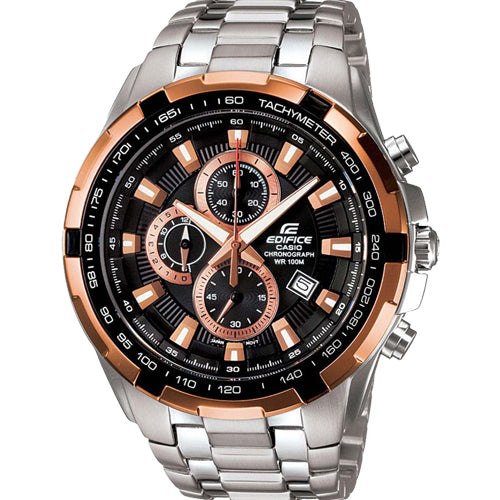 Casio Edifice Standard Chronograph Black Dial Men 48.5mm ED368 EF-539D-1A5V