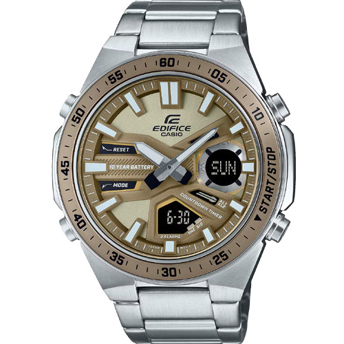 Casio Edifice Brown Dial Men 46.9mm ED600 EFV-C110D-5A