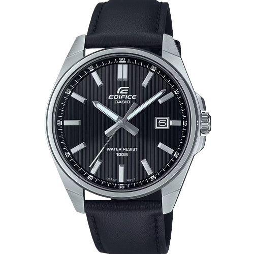 Casio Edifice 3-Hand Analog Black Dial Men 42.6mm ED621 EFV-150L-1AV