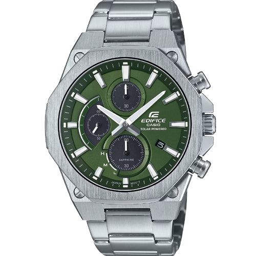 Casio Edifice Green Dial Men 44mm ED643 EFS-S570D-3A